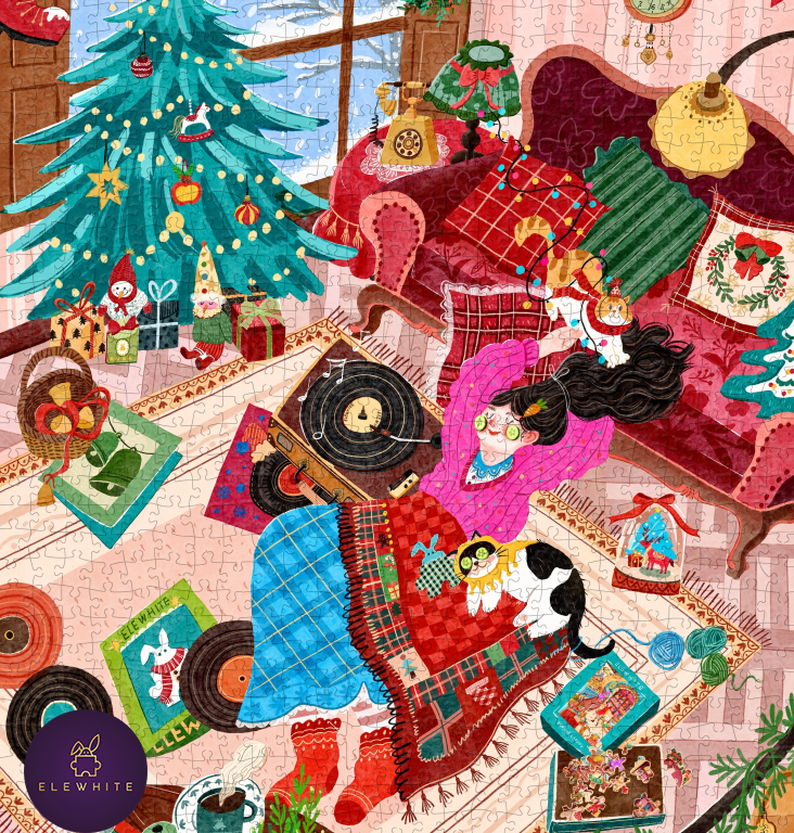ELEWHITE - Self-care Be Like Art Jigsaw Puzzle (1000 Pieces)