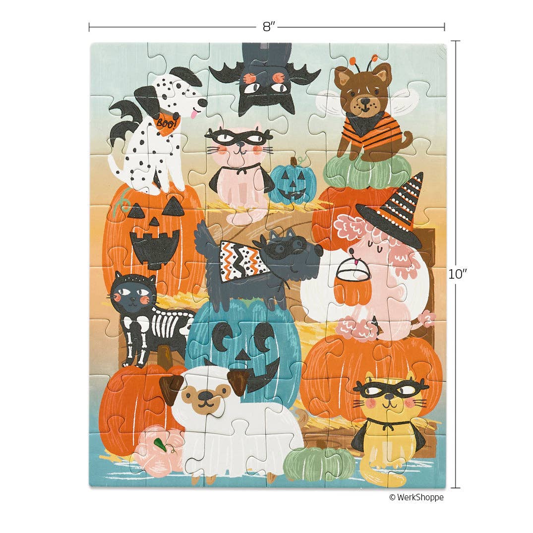 WerkShoppe - Pumpkin Patch Kids Halloween Puzzle Snax (48 Piece)