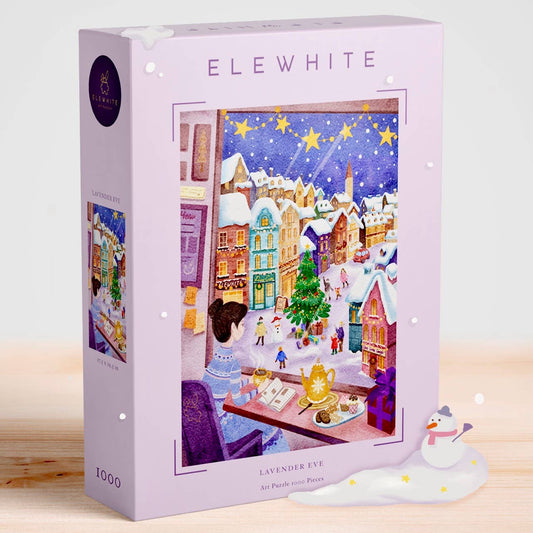 ELEWHITE - Lavender Eve Art Puzzle (1000 Pieces)