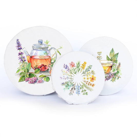 Bowl Covers - Set of 3 - Herbal