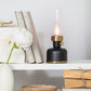 Lantern LED Lamp with Chimney - Black