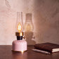 Lantern LED Lamp with Chimney - Pink