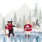 Canada Hockey Felt Mouse Ornament