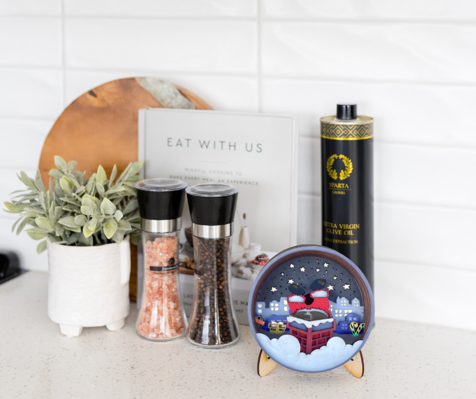 Paint by Layers - Chimney Santa - Shadow Box Kit