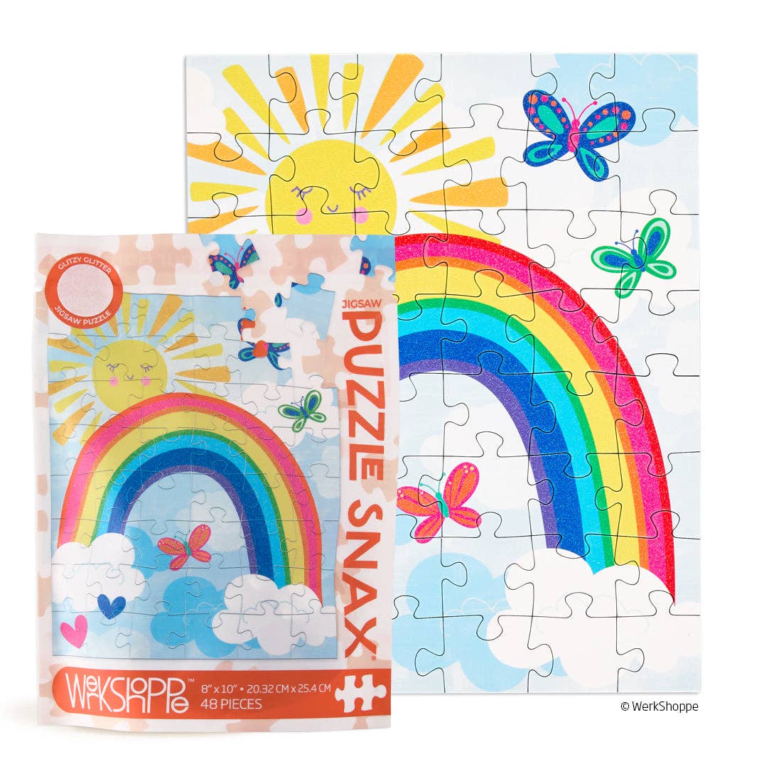 WerkShoppe - Sunny Rainbow Puzzle Snax (48 Piece)