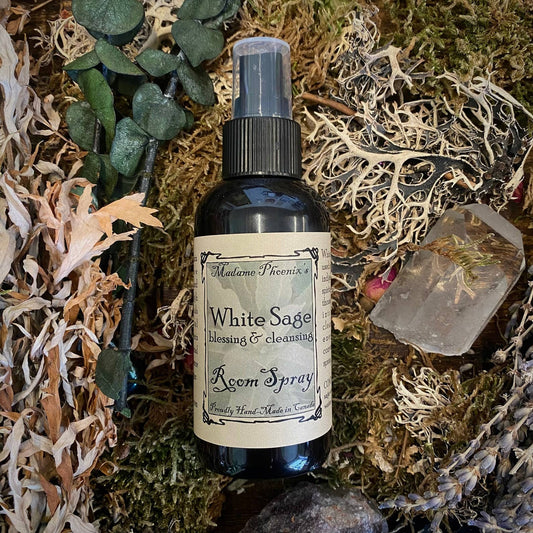 White Ceremonial Sage Incense Spray