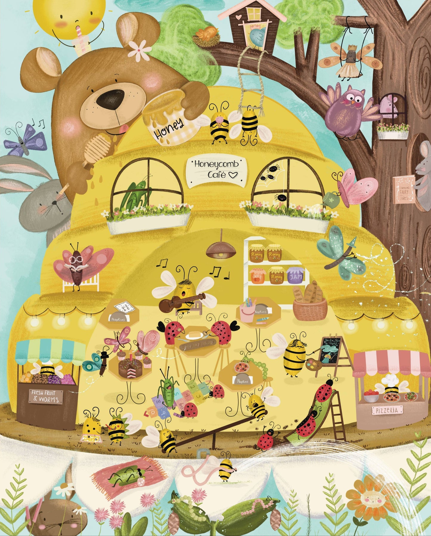 Once Upon A Puzzle – Honeycomb Café - 200 Piece
