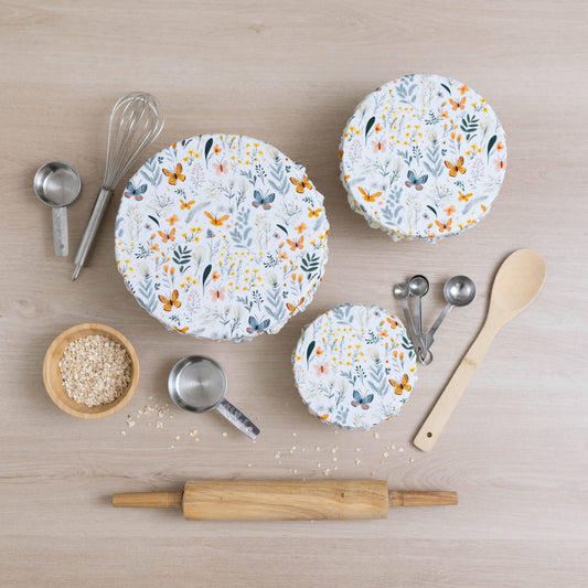 Bowl Covers - Set of 3 - Butterfly Garden