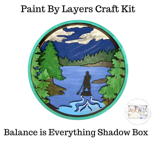 Paint by Layers - Balance is Everything - Shadow Box Kit