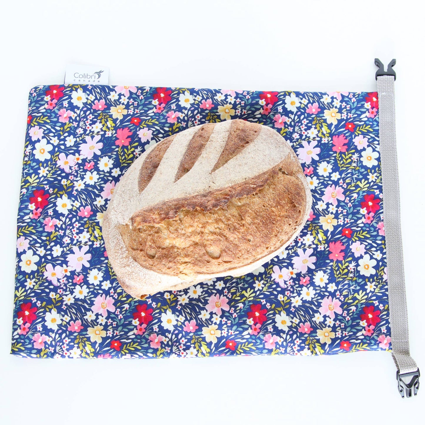 Reusable Bread Bag - Flowers