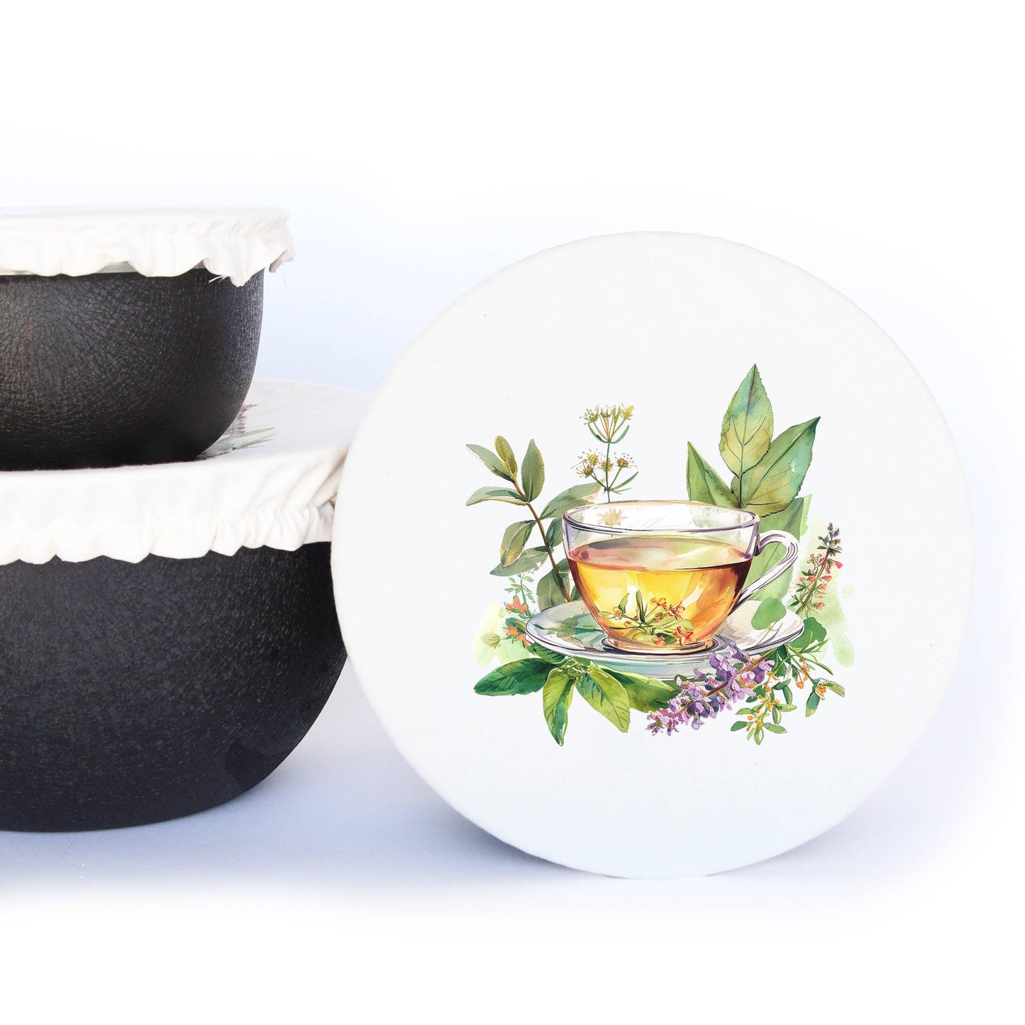 Bowl Covers - Set of 3 - Herbal