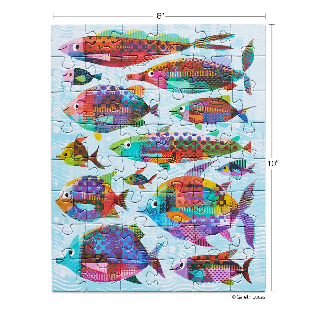 WerkShoppe - Fishes Kids Puzzle Snax (48 Piece)