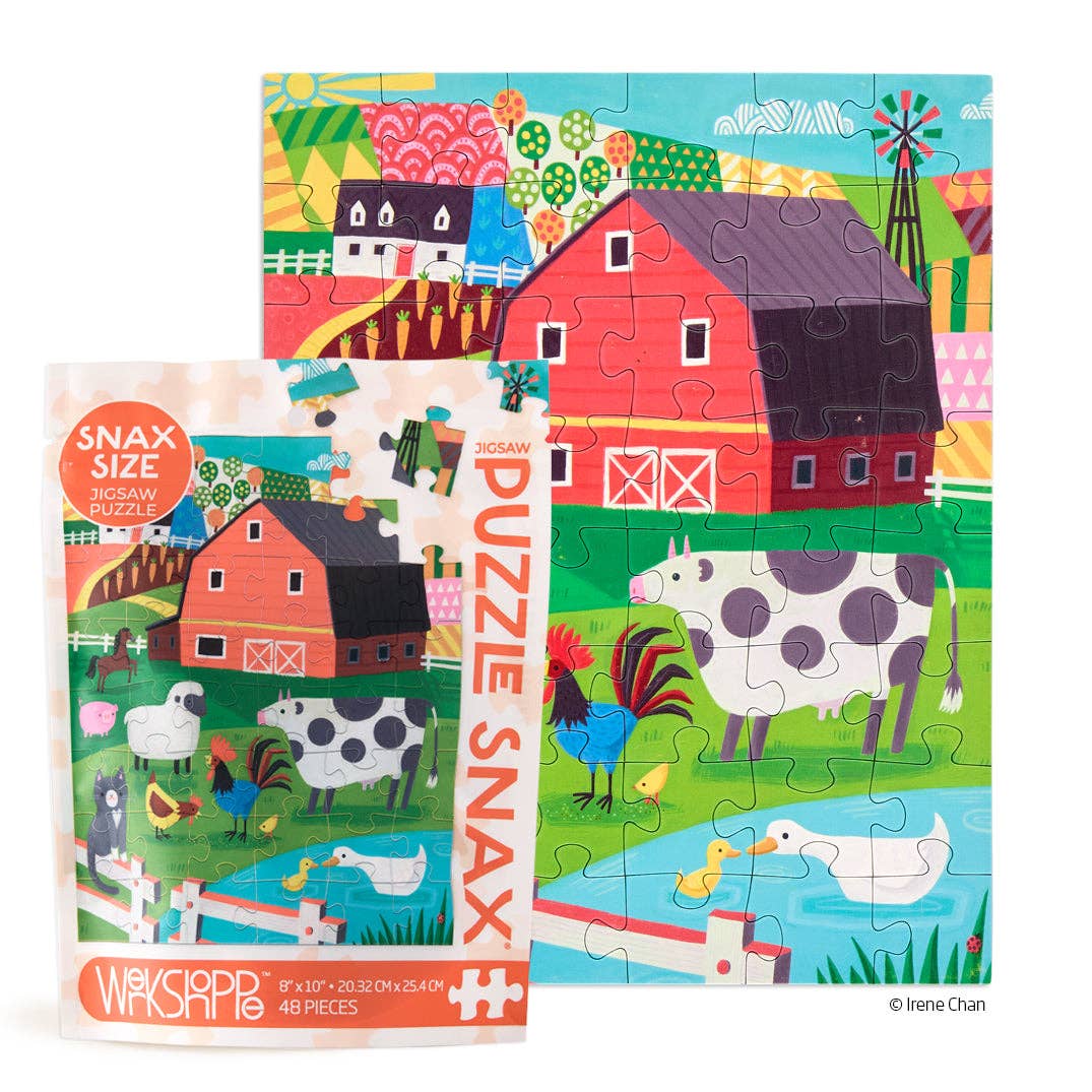 WerkShoppe - Farm Friends Puzzle Snax (48 Piece)