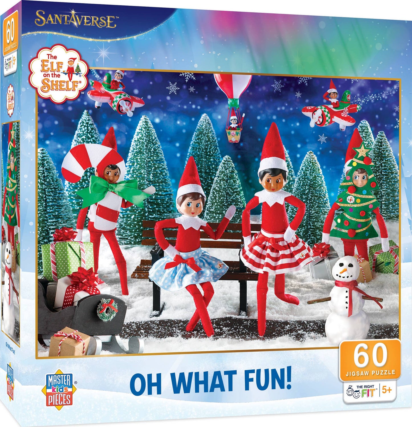 Elf on the Shelf - Oh What Fun 60-Piece Puzzle