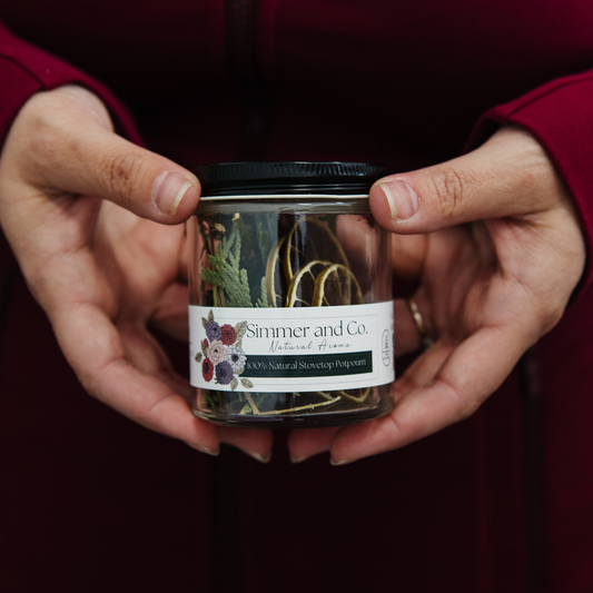 Be Northern Simmer Pot Mix, Natural Wooded Citrus Aroma – Jar Edition