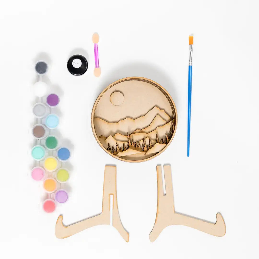 Paint by Layers - Majestic Moose - Shadow Box Kit