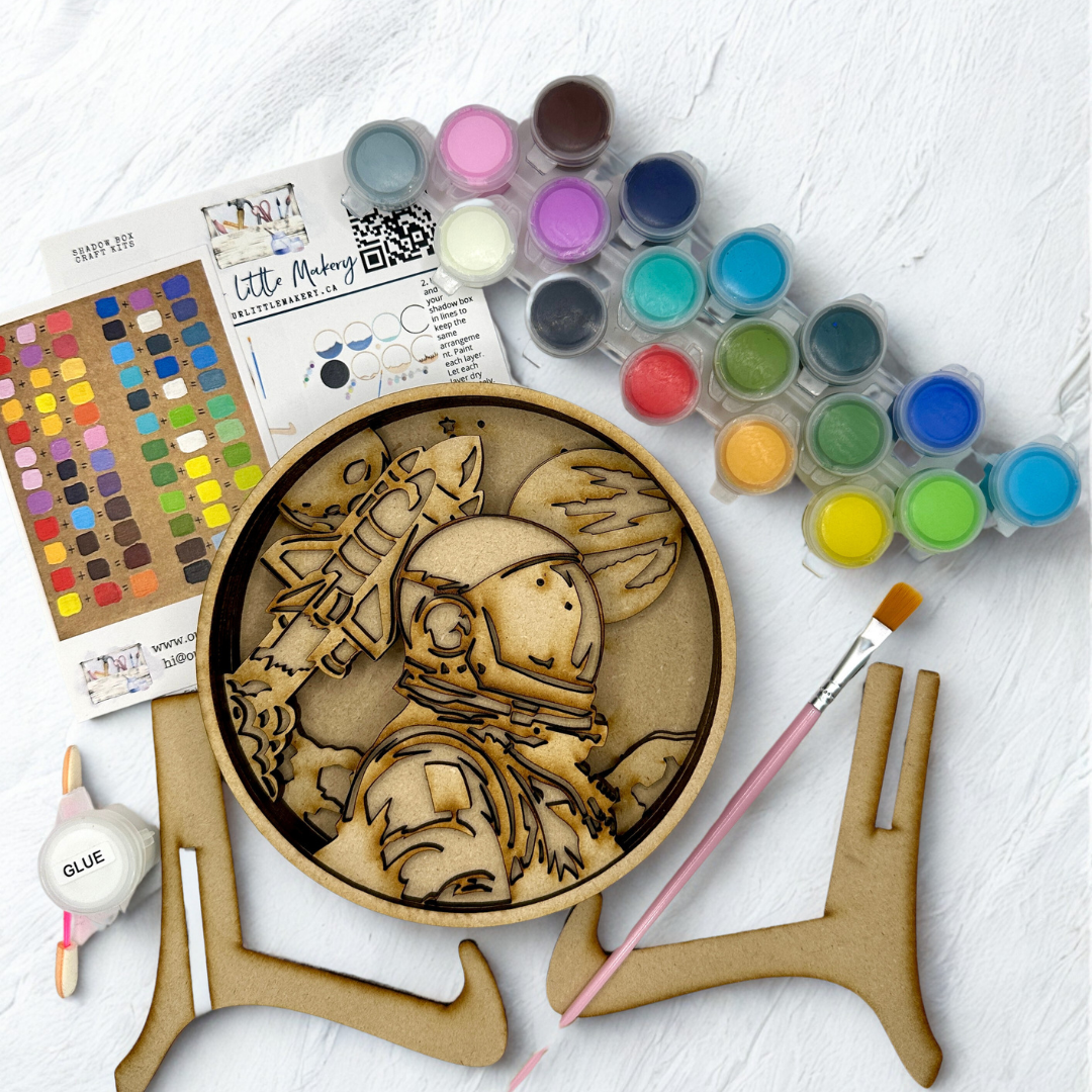 Paint by Layers - Cosmic Adventurer - Shadow Box Kit