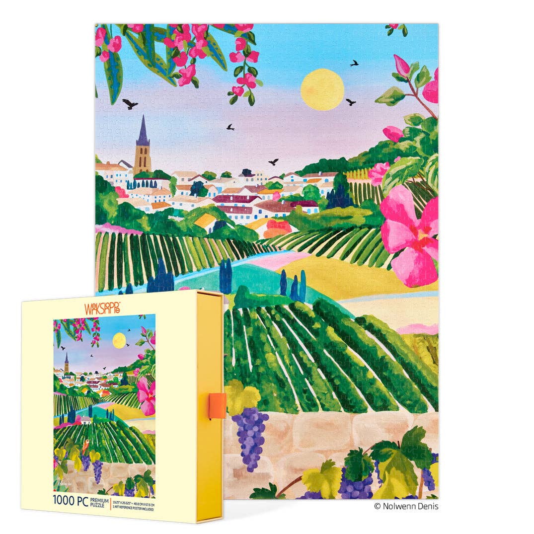 WerkShoppe – Village Vineyard Puzzle (1000 Piece)