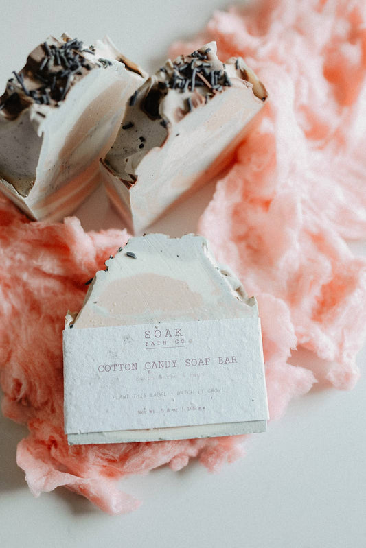 SOAK Bath Co - Cotton Candy Soap Bar
