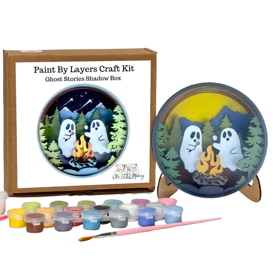 Paint by Layers - Ghost Stories - Shadow Box Kit