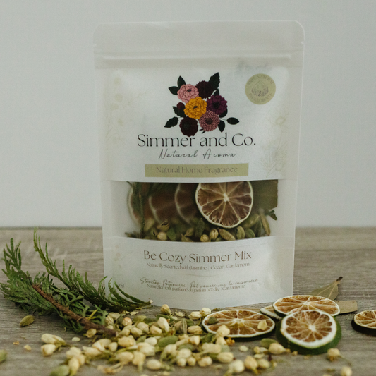 Be Cozy Simmer Pot Mix, Natural Jasmine Spice Aroma