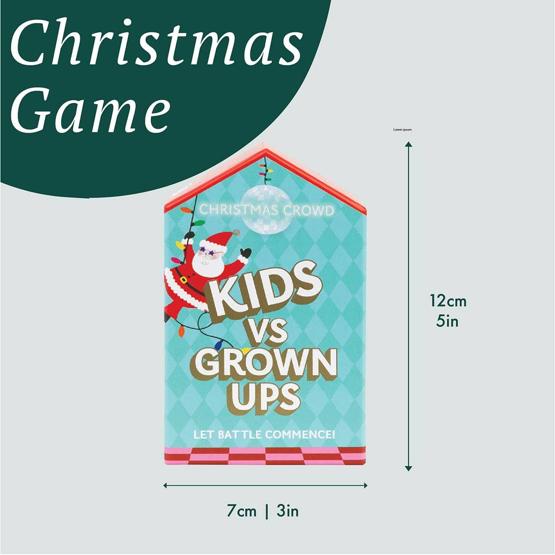 Santa Kids vs Grown Ups Family Game | Christmas Game
