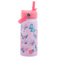 Stephen Joseph Gifts – Insulated Stainless Steel Water Bottle with Handle: Lilac Butterfly