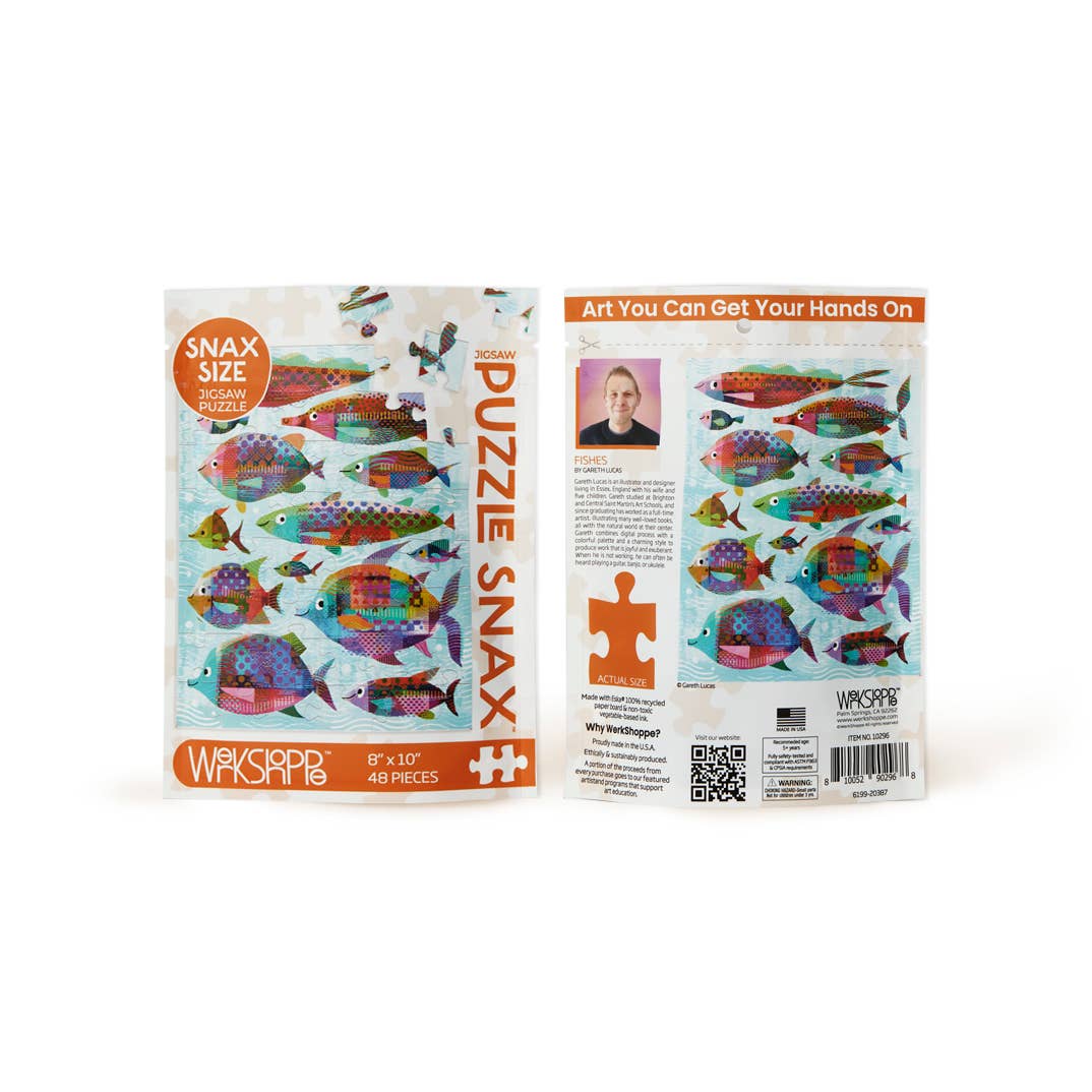 WerkShoppe - Fishes Kids Puzzle Snax (48 Piece)