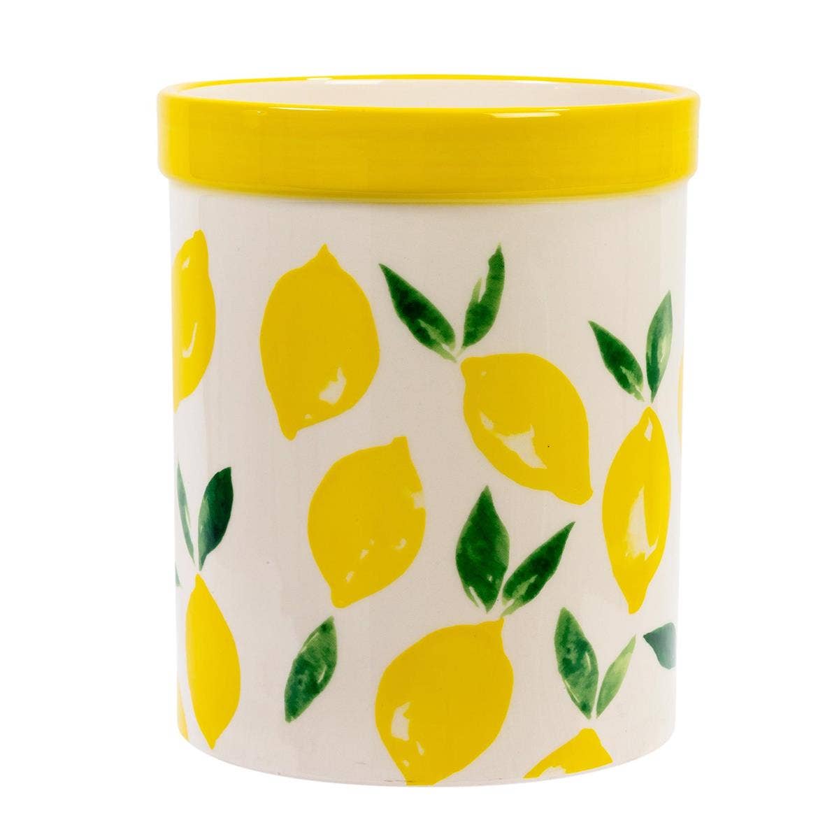 Lemons Ceramic Tabletop Decorative Series: Utensils Holder