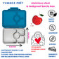 Yumbox Prêt – Leakproof Stainless Steel Bento Box - Normandy Blue