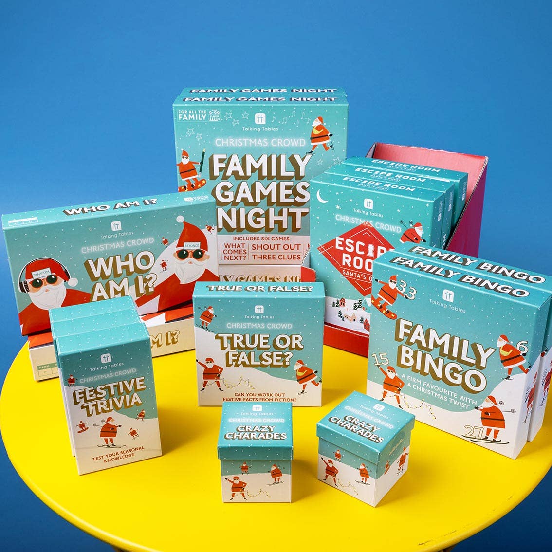 Christmas Santa Charades Game - 60 Cards