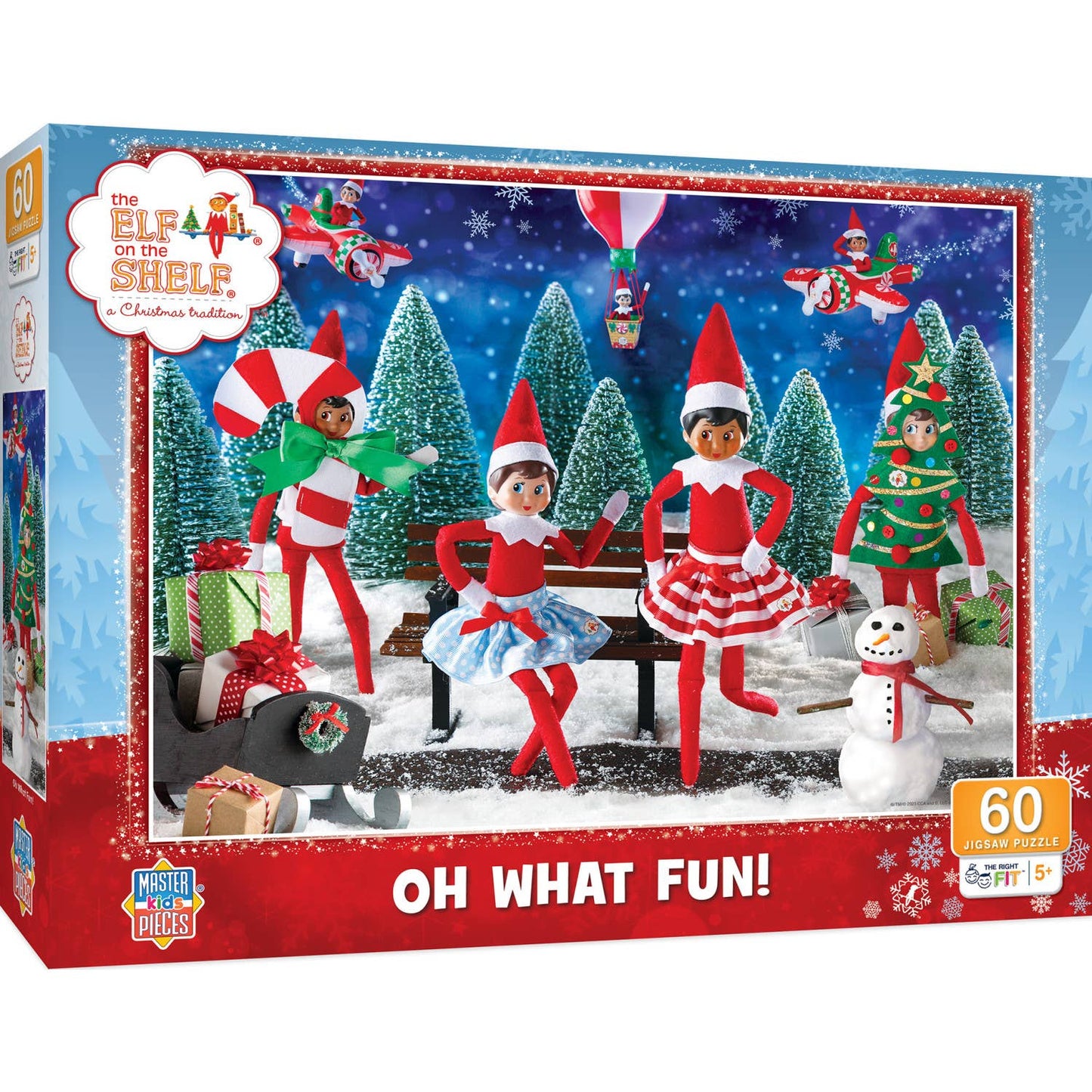 Elf on the Shelf - Oh What Fun 60-Piece Puzzle