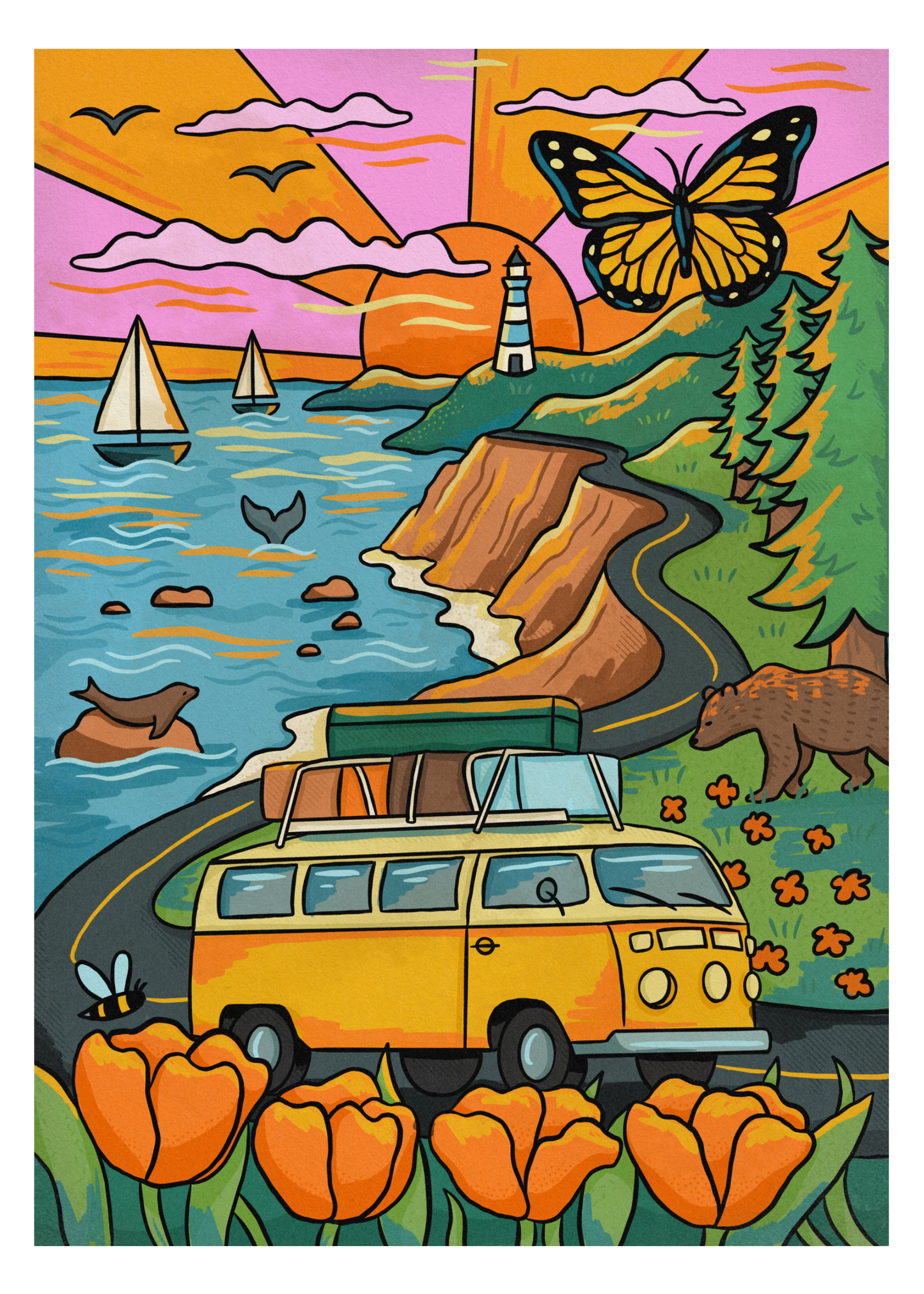 Holiyay Puzzles - On the road (500 pieces)