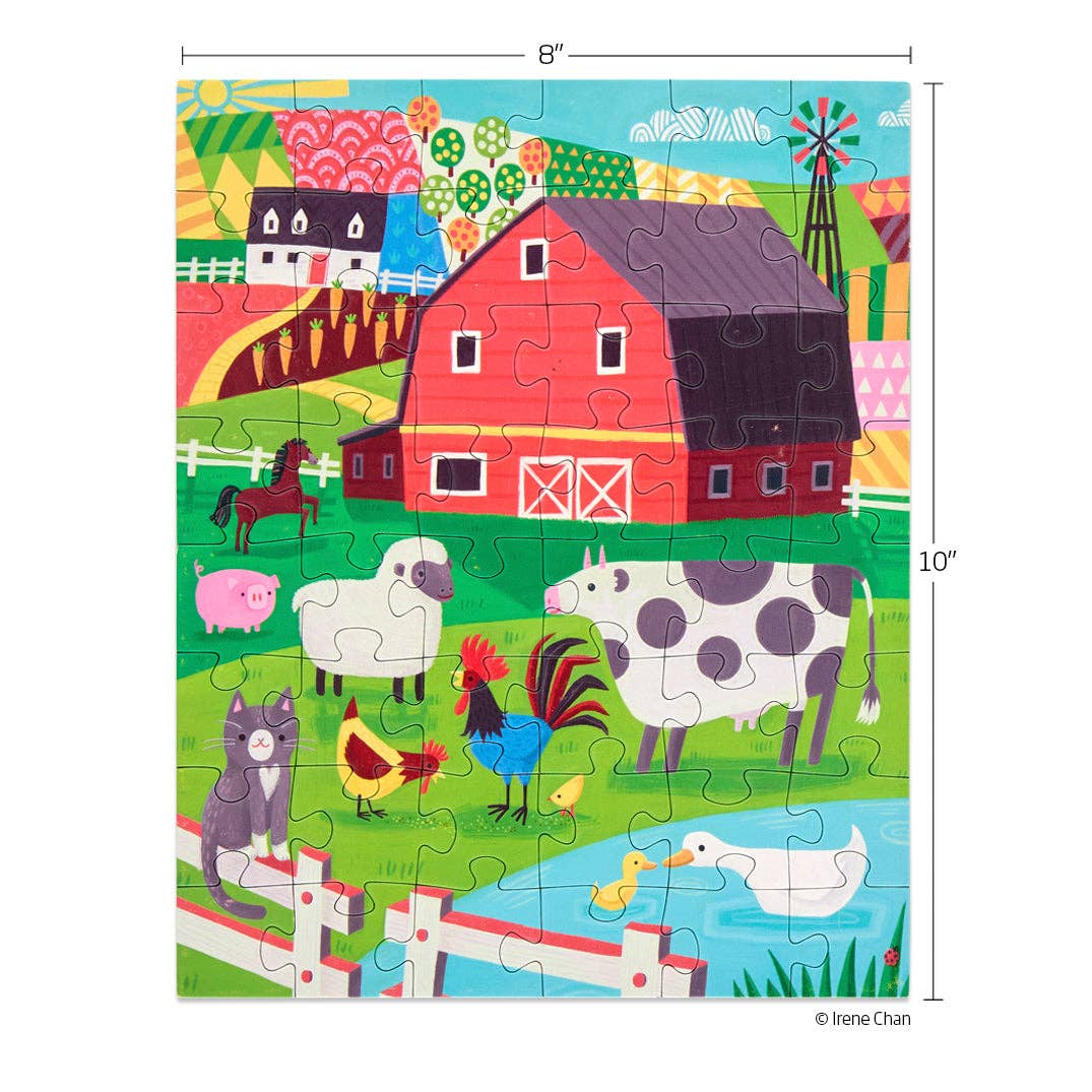 WerkShoppe - Farm Friends Puzzle Snax (48 Piece)