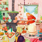 ELEWHITE - Home & Hearth Art Puzzle (1000 Pieces)