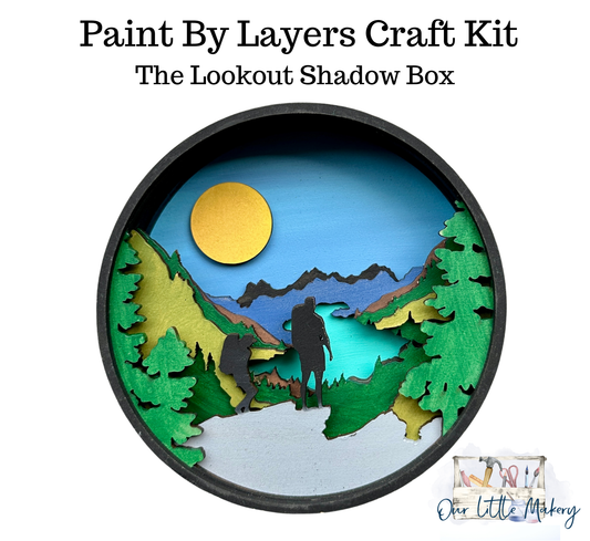 Paint by Layers - The Look Out - Shadow Box Kit