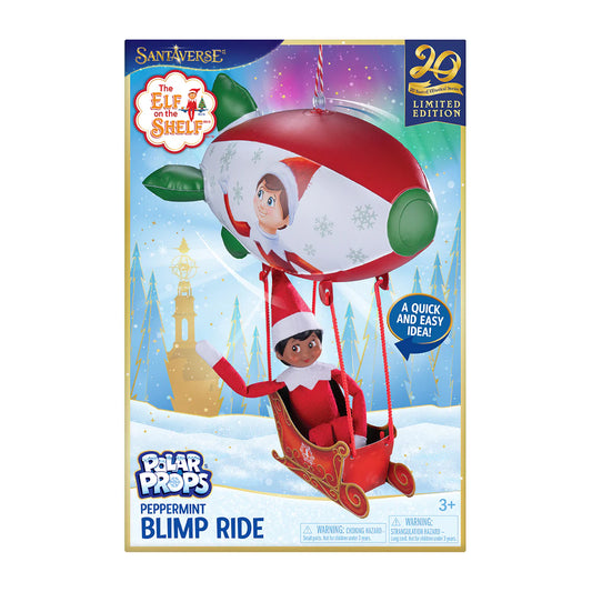 Elf on the Shelf® Peppermint Blimp Ride – 20th Anniversary Edition