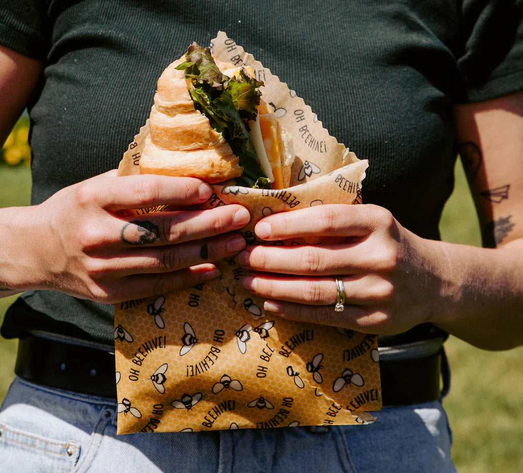 Oh Beehive - Beeswax Wrap - Pack of 3 - Pollinator Bees