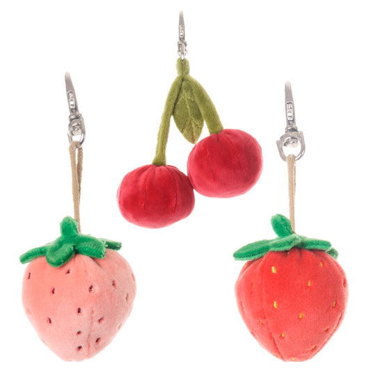 Bukowski Bears - Strawberry - Cute Bag Charm (red)