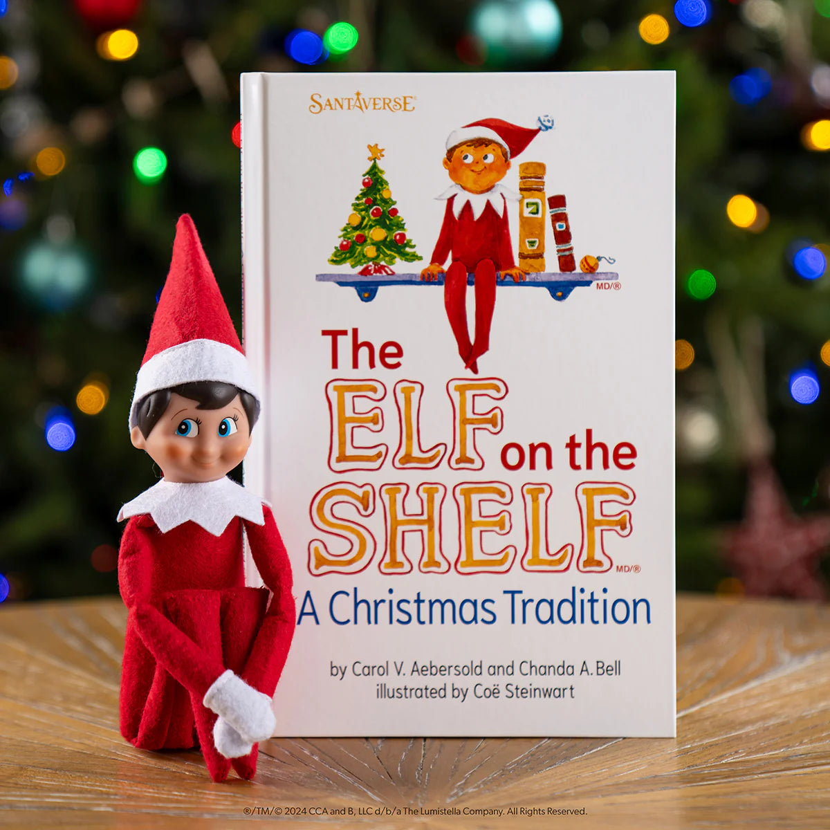 Elf on the Shelf® Box Set - English Book &  Scout Elf® - Boy Blue Eyes