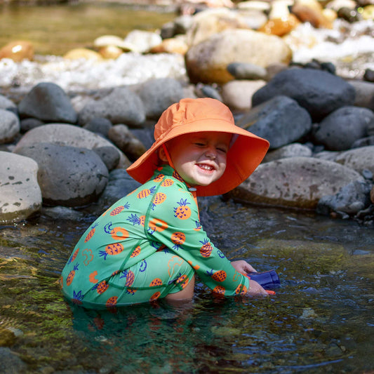 Jan & Jul - Aqua-Dry Bucket Hat - Orange