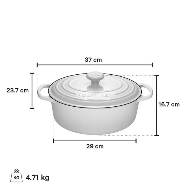 Le Creuset – Signature Oval Dutch Oven – 4.7 L