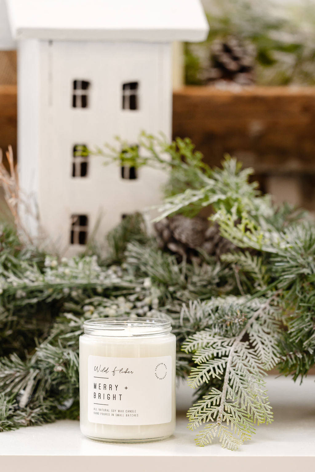 Wild Flicker - Merry & Bright - Soy Wax Candle