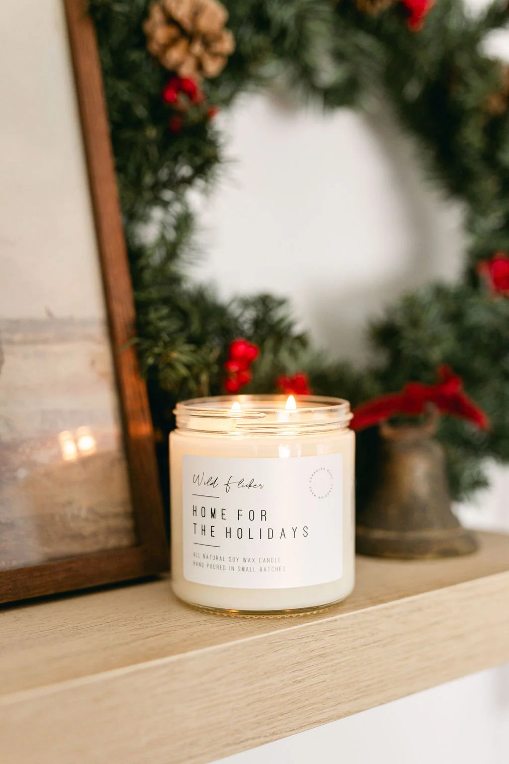 Wild Flicker - Home For The Holidays - Soy Wax Candle