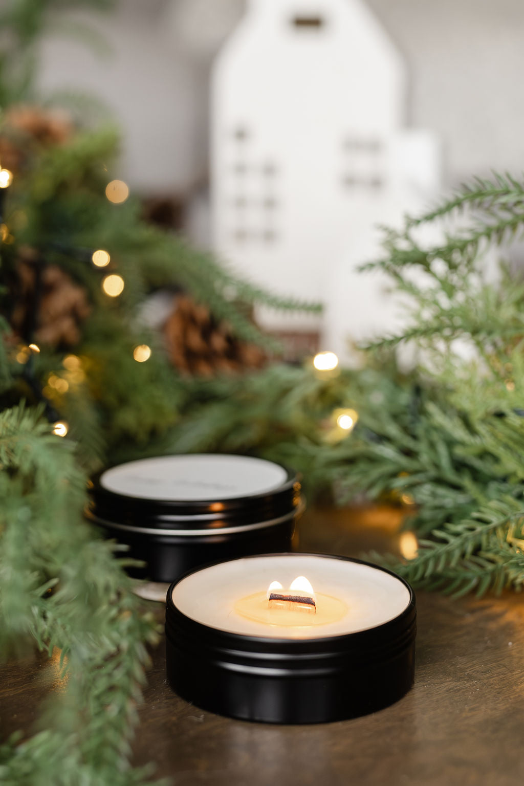 Wild Flicker - Happy Holidays - Soy Wax Mini Candle