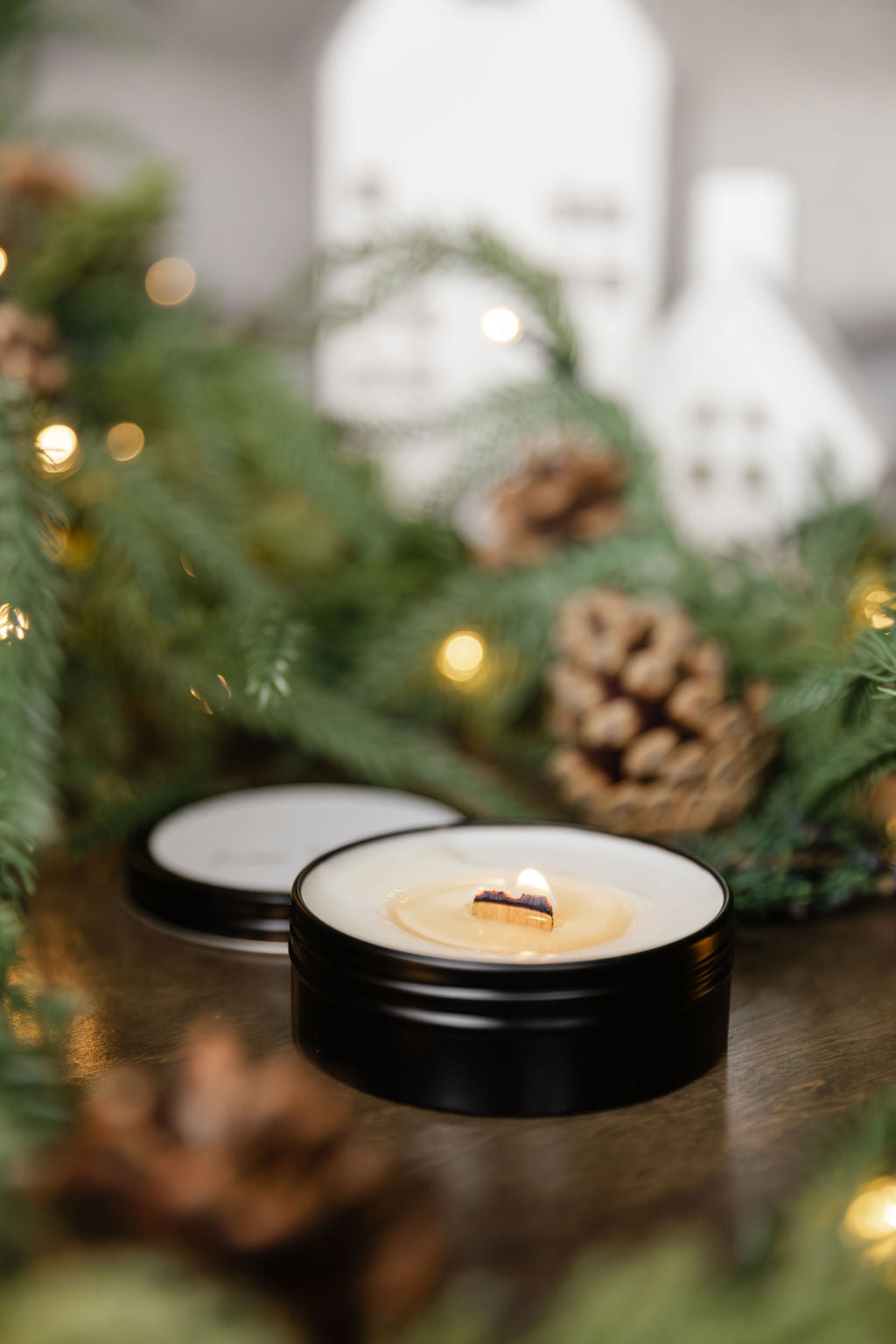 Wild Flicker - Happy Holidays - Soy Wax Mini Candle