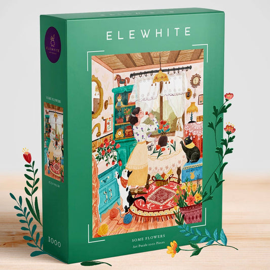 ELEWHITE - Some Flowers - 1000 Pieces