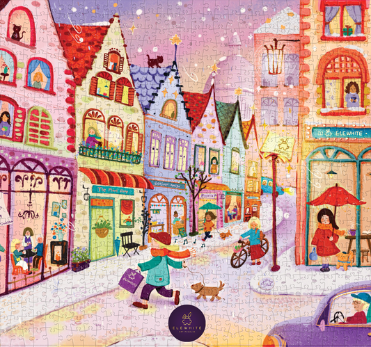 ELEWHITE - Charming Boutique Corner Art Puzzle (1000 Pieces)