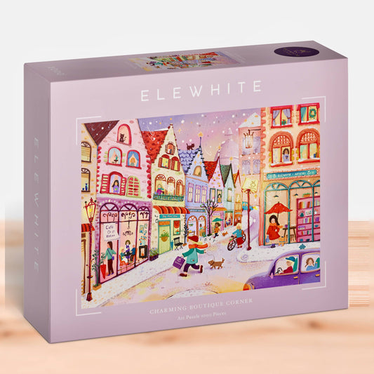 ELEWHITE - Charming Boutique Corner Art Puzzle (1000 Pieces)