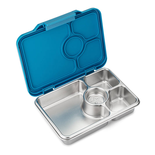 Yumbox Prêt – Leakproof Stainless Steel Bento Box - Normandy Blue